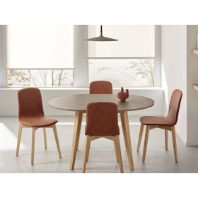 Mesa cocina redonda extensible modelo Viena de Velasco