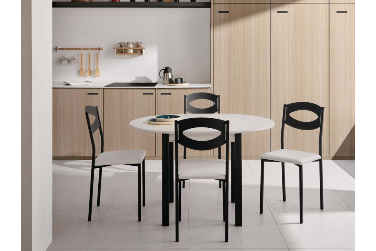 Mesa cocina extensible laminado modelo Isla de Velasco
