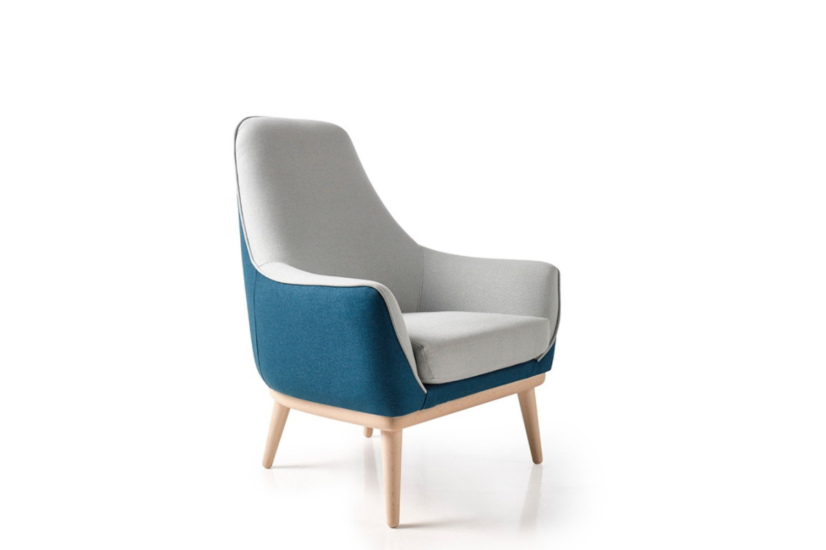 Sillón butaca con diseño moderno modelo Moli Lisa de Reyes Ordoñez