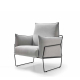 Sillón butaca con diseño moderno modelo Gema Metal de Reyes Ordoñez