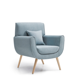 Sillón butaca con diseño moderno modelo Bimba de Reyes Ordoñez