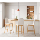 Taburete cocina tapizado con diseño moderno modelo Rania de Velasco