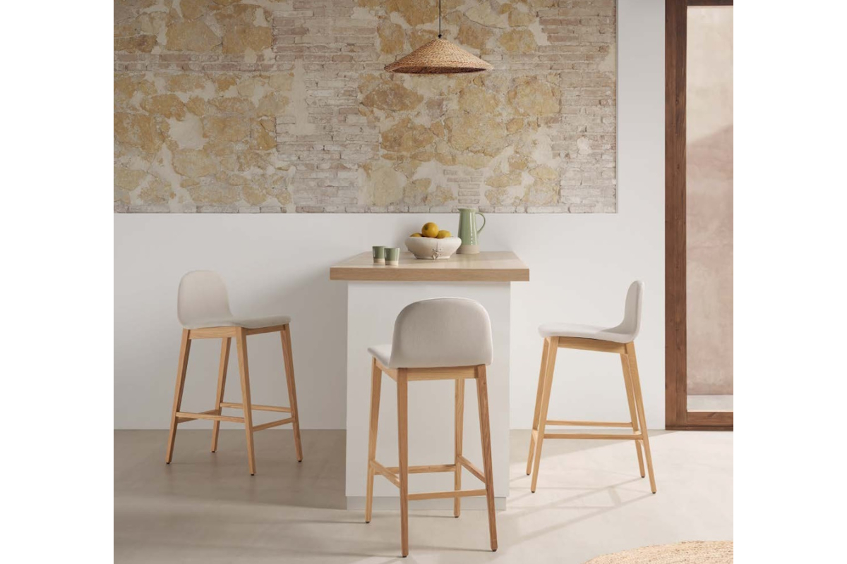 Taburete de cocina con diseño moderno modelo Sandy de Velasco
