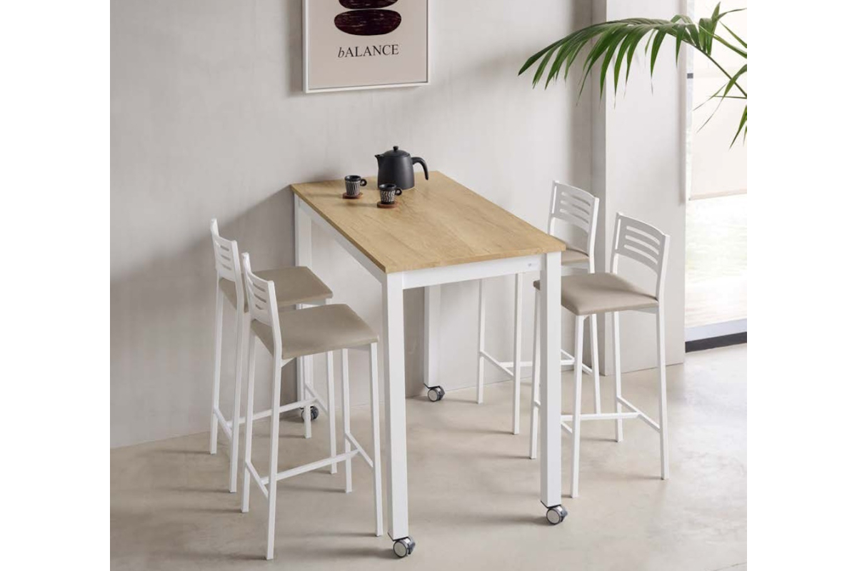 Taburete de cocina con diseño moderno modelo Kelsa de Velasco