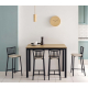 Taburete de cocina con diseño moderno modelo Petra de Velasco