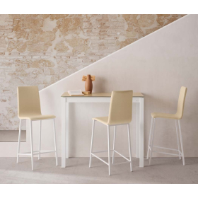 Taburete de cocina tapizado con diseño moderno modelo Tania de Velasco
