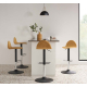 Taburete giratorio de cocina con diseño moderno modelo Vito de Velasco