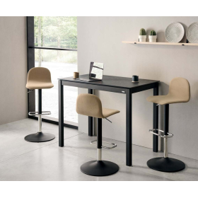 Taburete giratorio de cocina con diseño moderno modelo Tokyo de Velasco