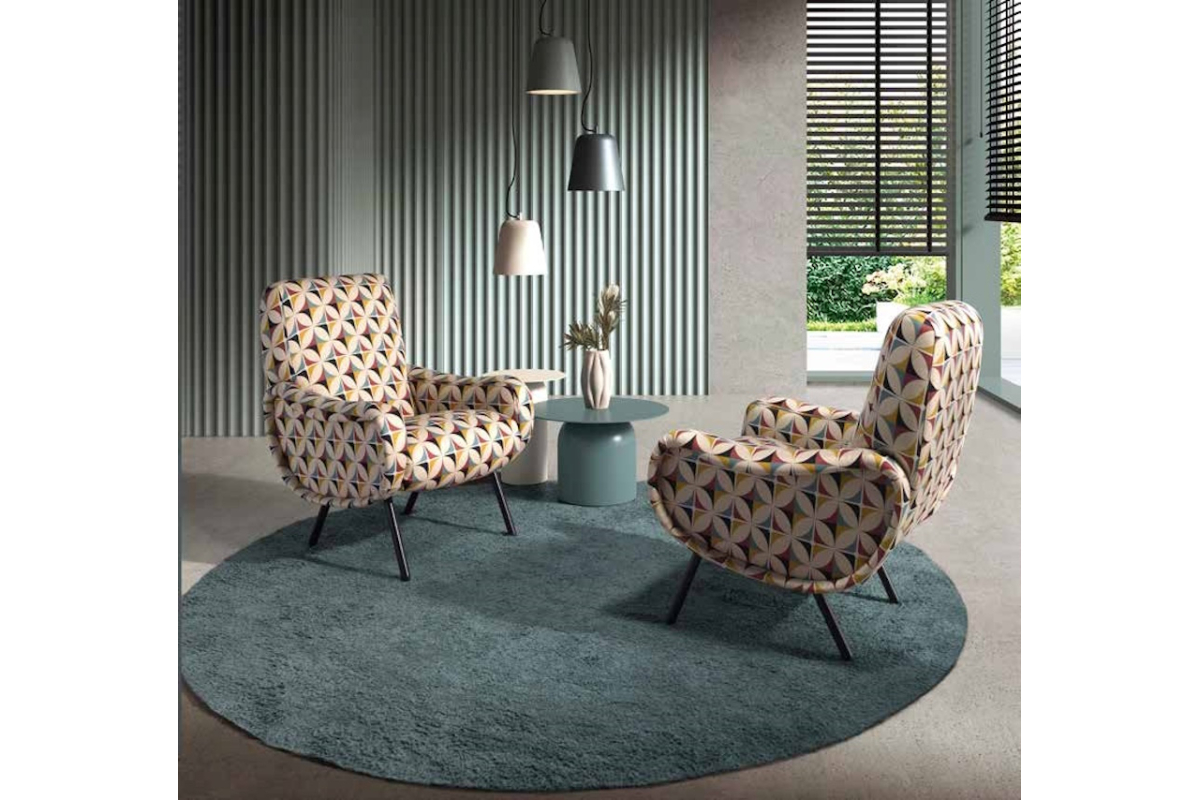 Sillón butaca con diseño moderno modelo Twist de Eneas by Xirivella