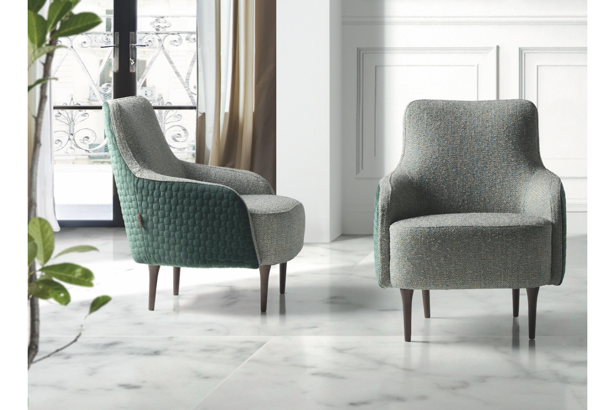 Sillón butaca con diseño moderno modelo Enzo de Afos Sofás