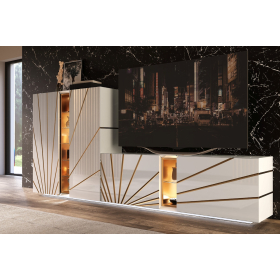 Mueble de comedor moderno Franco Furniture colección Golden 09
