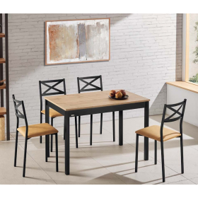 Silla de cocina apilable moderna modelo Bárbara de Velasco