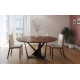 Mesa redonda de comedor moderna Adara con diseño elegante y minimalista de Tadel Grup