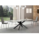 Mesa de comedor moderna Arina con tapa de porcelánico con diseño elegante y minimalista Tadel Grup