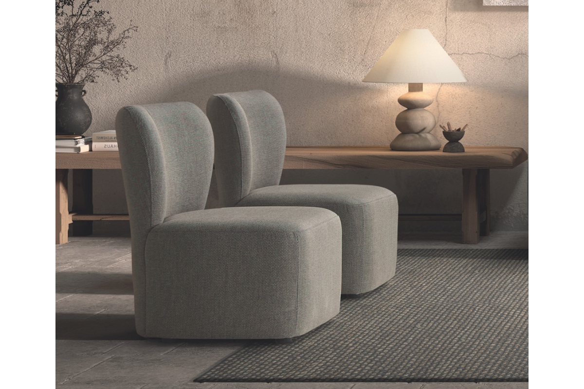 Sillón butaca con diseño moderno modelo Beta de Pedro Ortiz