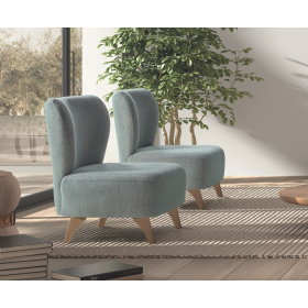 Sillón butaca con diseño moderno modelo Gamma de Pedro Ortiz