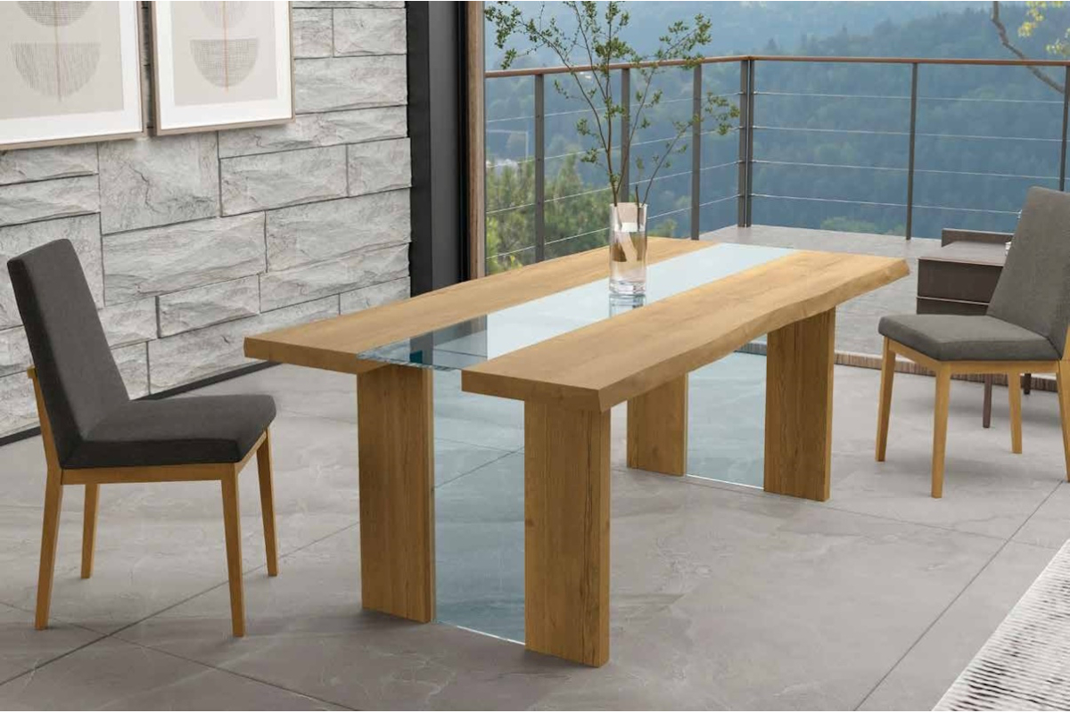 Mesa de comedor moderna modelo Lucca con diseño minimalista Tadel Grup