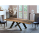 Mesa de comedor moderna modelo Bony tapa mesa madera maciza de Tadel Grup