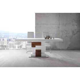 Mesa de comedor extensible moderna modelo Bruselas con diseño elegante de Tadel Grup