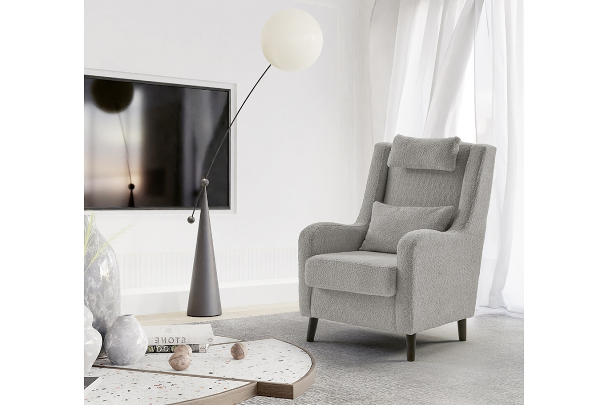 Sillón butaca con diseño clásico modelo Izan de Mopal Tapizados