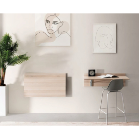 Mesa de cocina plegable de pared con diseño moderno modelo Fina de Cauxi