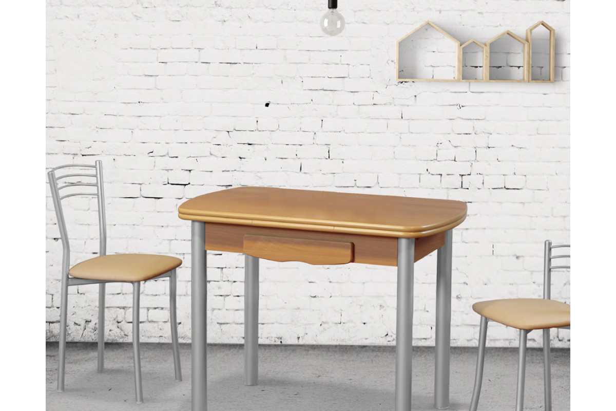 Mesa de cocina extensible con diseño clásica modelo Elsa de Cauxi