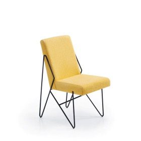 Silla de comedor con diseño moderno modelo Cros de Modesto Navarro