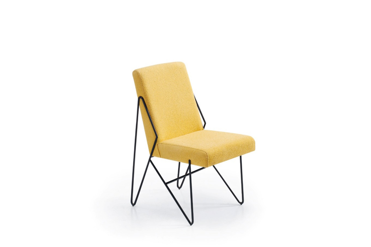 Silla de comedor con diseño moderno modelo Cros de Modesto Navarro