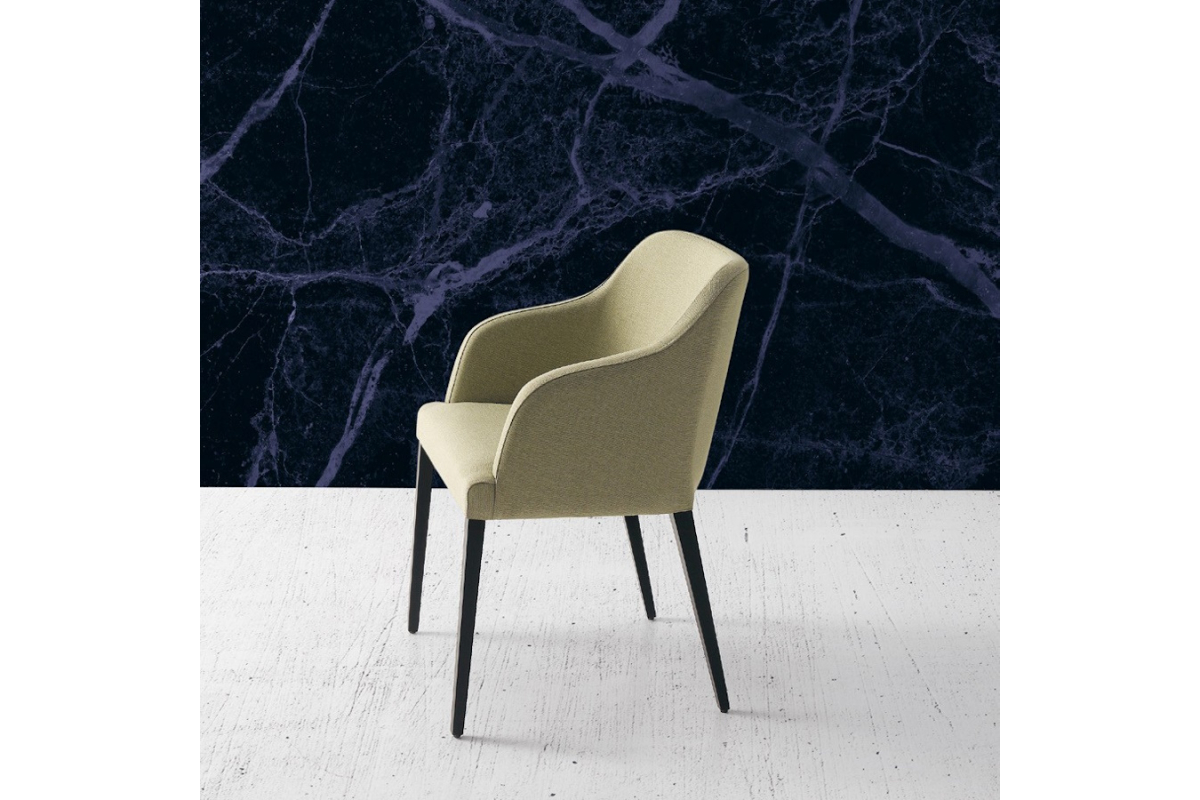 Sillón de comedor con diseño moderno modelo Red de Modesto Navarro