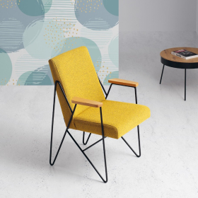 Sillón de comedor con diseño moderno modelo Tom de Modesto Navarro