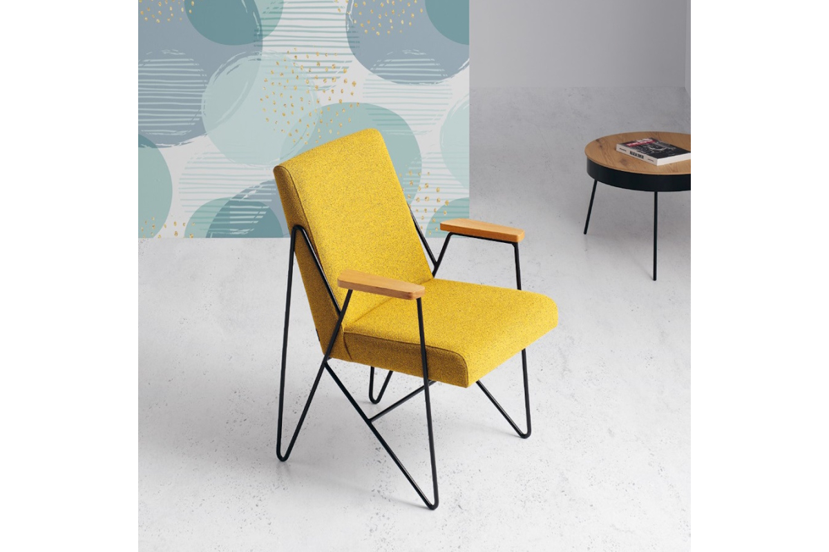 Sillón de comedor con diseño moderno modelo Tom de Modesto Navarro