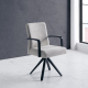 Sillón giratorio de comedor con diseño moderno modelo Trébol de Modesto Navarro
