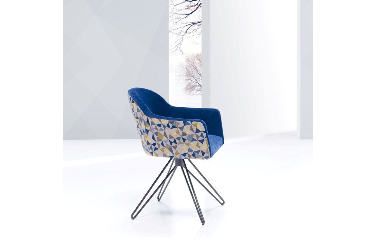 Sillón de comedor con diseño moderno modelo Dori de Modesto Navarro