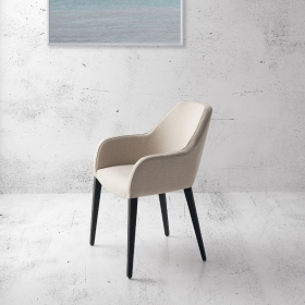 Sillón comedor con diseño moderno modelo Miró de Modesto Navarro