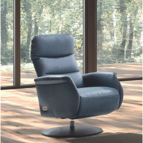 Sillón moderno de relax apertura manual o eléctrico modelo Kent con diseño elegante de Pedro Ortiz