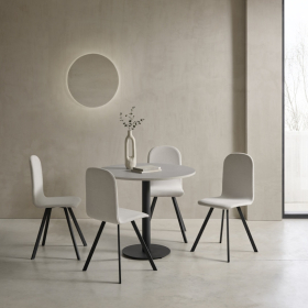 Silla de cocina tapizada con diseño moderno modelo Tolosa de Velasco