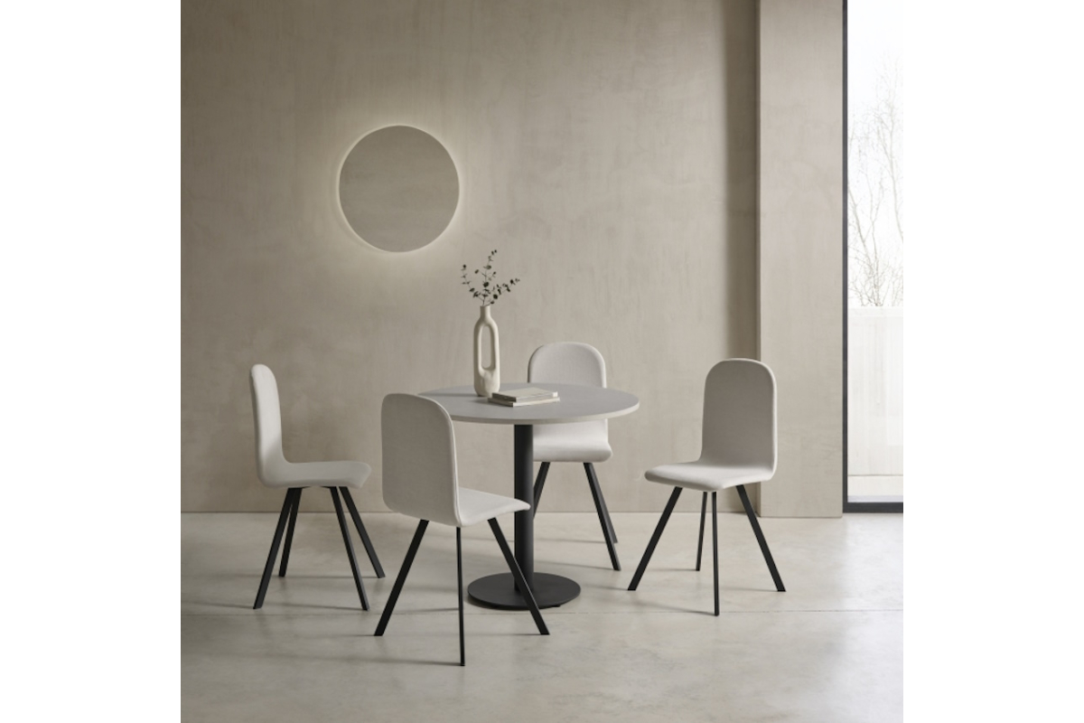 Silla de cocina tapizada con diseño moderno modelo Tolosa de Velasco