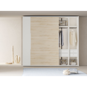 Armario de puertas correderas con diseño moderno de Lagrama adapta 15