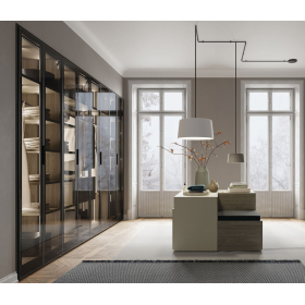 Armario de puertas plegables con diseño moderno de Lagrama adapta 13