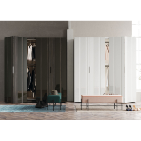 Armario de puertas plegables con diseño moderno de Lagrama adapta 12