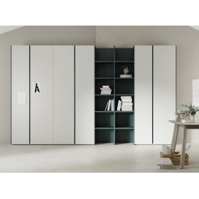 Armario de puertas batientes con diseño moderno de Lagrama adapta 05