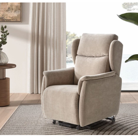 Sillón de relax Orejero con diseño clásico modelo Onda apertura manual o eléctrica de Pedro Ortiz