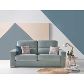 Sofá cama con diseño moderno modelo Boston con apertura italiana de Zarda