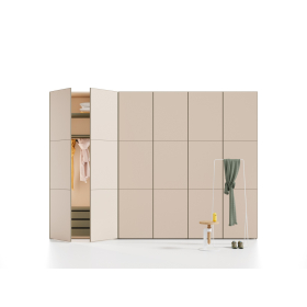 Armario de puertas batientes con estilo moderno de JJP modelo next 24