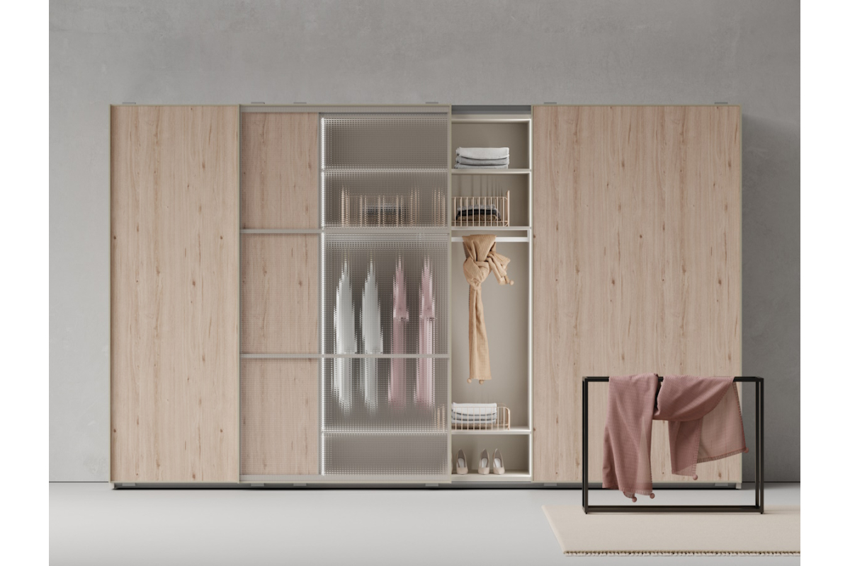 Armario de puertas correderas con diseño moderno de JJP modelo next 36