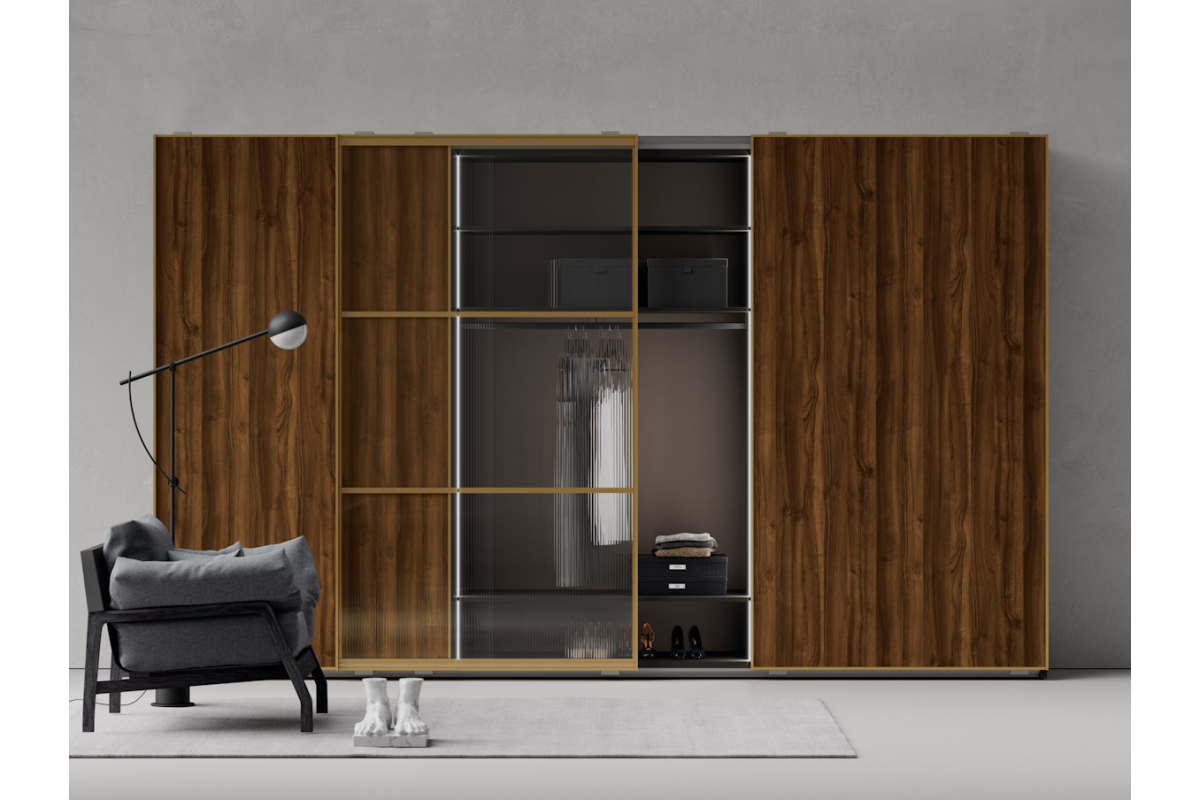 Armario de puertas correderas con diseño moderno de JJP modelo next 42