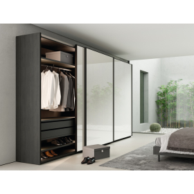 Armario de puertas correderas con diseño moderno de JJP modelo next 44