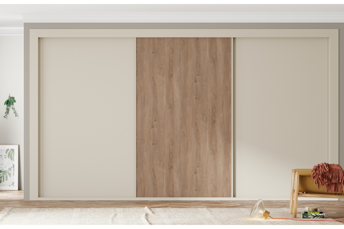 Armario de puertas correderas con diseño moderno de JJP modelo next 55