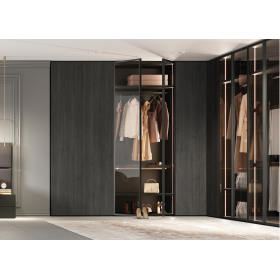 Armario vestidor con puertas batientes con estilo moderno de JJP modelo next 31
