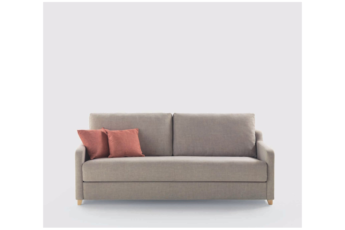 Sofá cama con diseño moderno modelo Nantes con apertura italiana de Zarda
